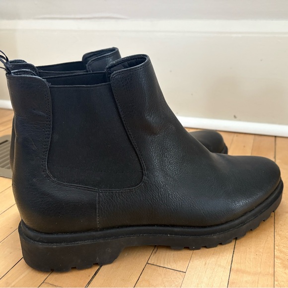 Mix No. 6 Black Faux Leather Chelsea Boots - Picture 5 of 5